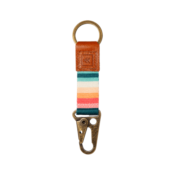 Clip Keychain Renae Striped Thread